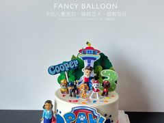 -卡比儿童蛋糕·心意定制·低脂零卡糖动物奶油FancyBALLOON(滨海店)