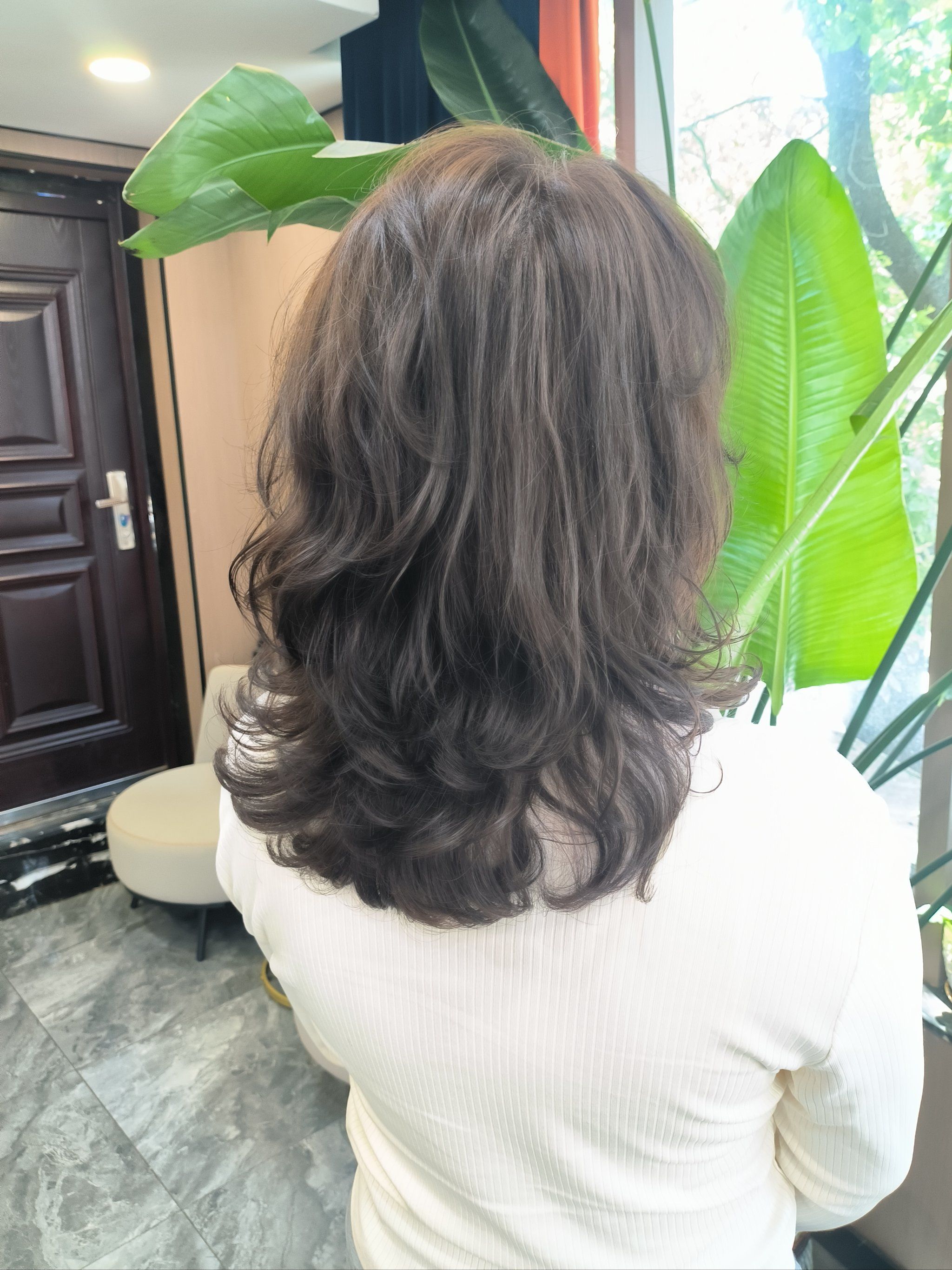 可扎可披的中长发烫发