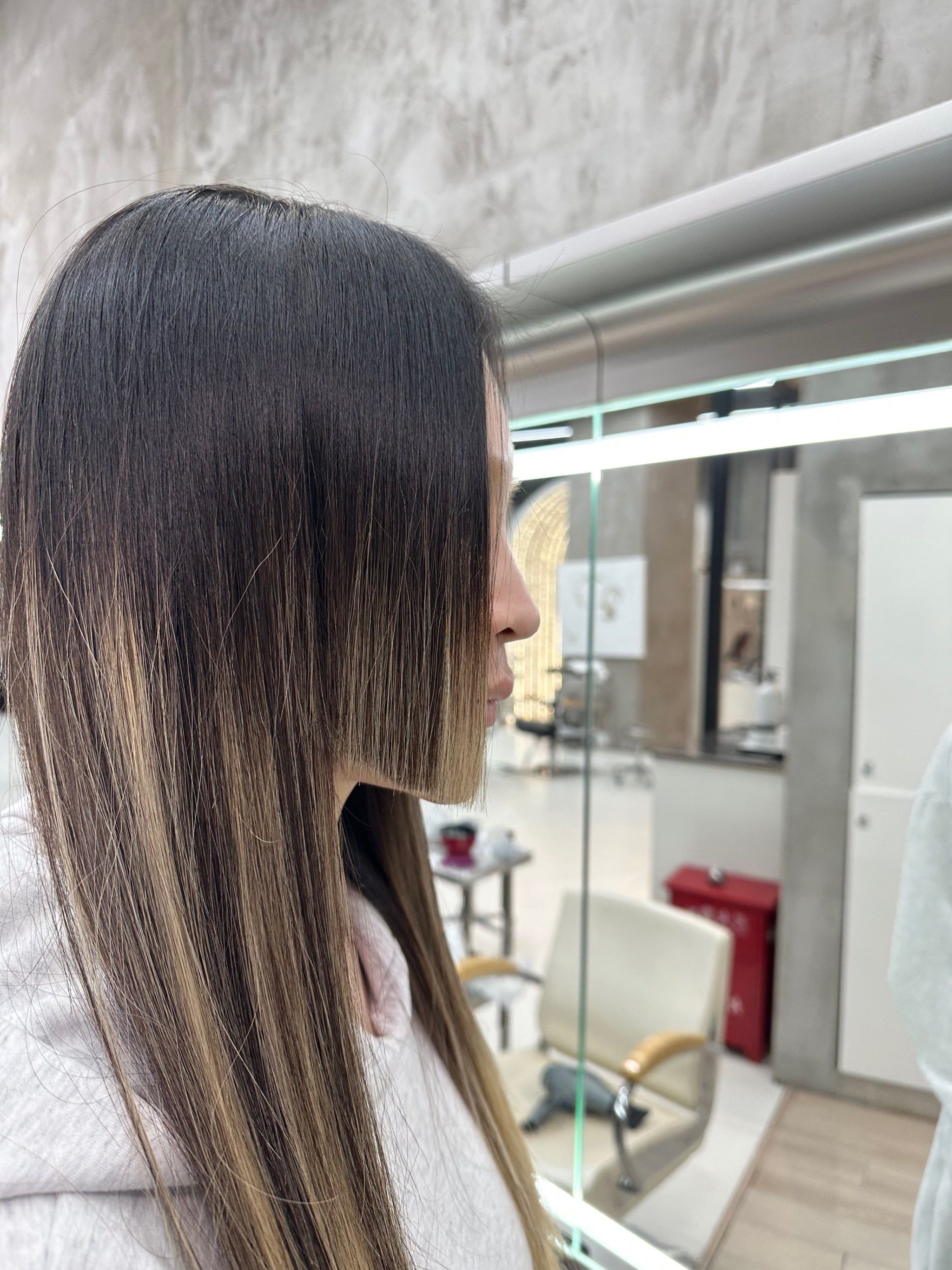 一款梯形刘海设计