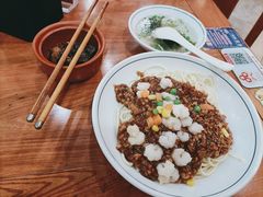 虾仁炸酱面-奎元馆.百年奎元.非遗传承(西湖边的解放路店)