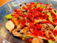 干锅香辣肥肠-翠清酒家(万丰路店)