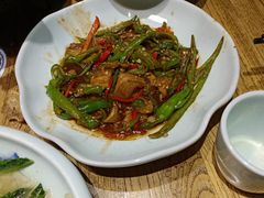 小炒五花肉-陈先进鱼馆·夜宵·地道农家菜(湖墅南路店)