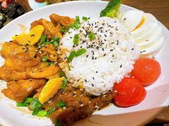 香橙照烧鸡腿饭-肥朵食堂(带梦胡同店)