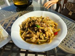 雪菜肉丝小笋-翠茗农庄土菜馆(天目湖店)