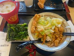宫保鸡丁盖饭-永和大王(蛙嫩紫苏香·军博店)