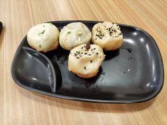 荠菜大虾双拼-小杨生煎(黄河路店)