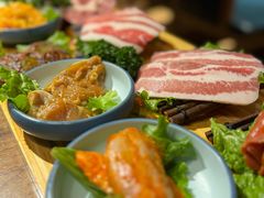 -明洞阿姨·韩式酱蟹烤肉·创意料理(三元桥店)