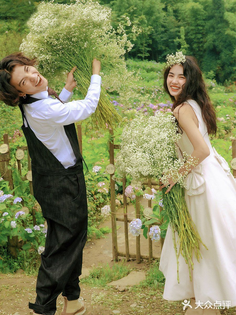 全长沙TOP one的森系小清新婚纱照