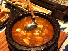 石锅鸡汤豆腐-绿茶餐厅(王府井永宁门店)
