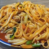今天来尝了一下炒刀削面