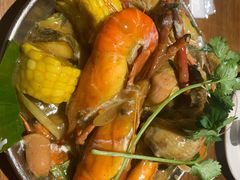 手抓海鲜黄咖喱味-仓库南洋海鲜小排档(柳河路店)