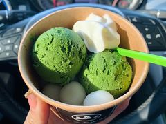 抹茶冰淇淋-王守财小山園