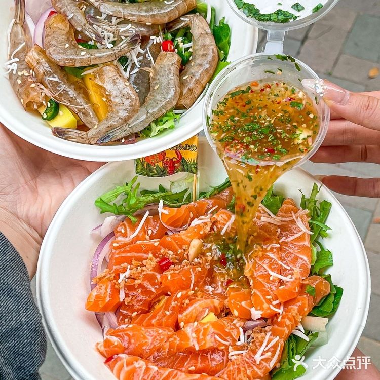 在广州！在广州！街头泰式生腌！