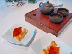 餐后附送甜点-龙景轩(香港四季酒店)