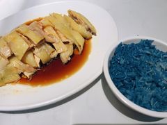 招牌全天然碟豆花海蓝鸡油饭-Asianplus海蓝鸡饭