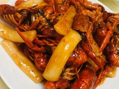 龙虾炒年糕-怪怪龙虾·澳洲蓝龙王·深夜食堂(惊驾路店)