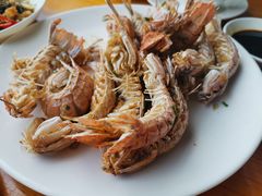 椒盐濑尿虾-南蚝小贝海鲜特色餐厅(南澳岛店)
