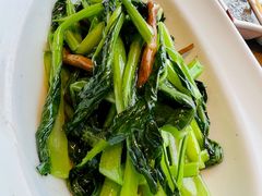 茶树菇炒菜心-北京老铺烤鸭(西稍门店)