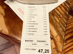 账单-De locos tapas