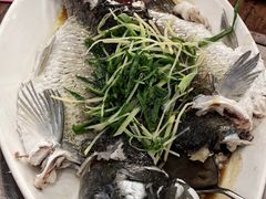 清蒸山坑鲩鱼-烧鸭佬农庄