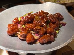 蒜香蜜汁排骨-绿茶餐厅(深圳龙华天虹购物中心店)