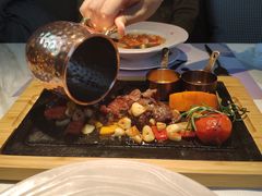 田园澳洲骰子牛肉-蜜桃花开·中西融合菜E&W(南长街店)