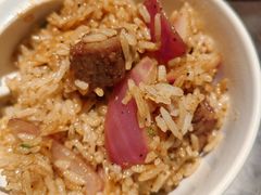 黑椒牛粒煲仔饭-汤城小厨•粤菜•靓汤(苏州街店)