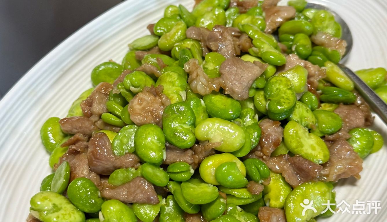 蚕豆炒肉 春天里的下饭菜 真的太鲜了！