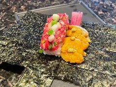 海胆生牛肉手卷-老乾杯和牛烧肉(王府中环店)