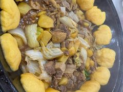 -粘豆包柴火铁锅炖