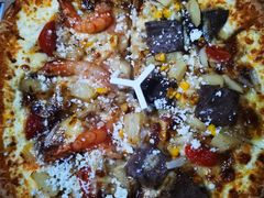 超值雪花芝士虎虾菲力盛宴披萨-必胜客(会展店)