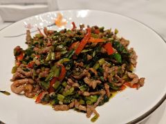 雪菜牛肉丝-食光慢宴·安吉土菜馆