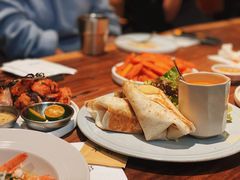 哈雷芝士酱费城西冷牛排卷饼-幸邻食堂