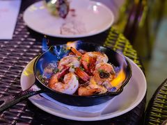 火焰橄榄油爆虾-BROWNSTONE布朗石西班牙餐厅(富城店)