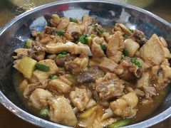 冬菇蒸鸡-锦湖农庄(松山湖梦幻百花洲店)