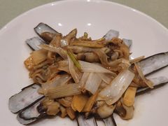 姜葱爆炒蛏子-将相和·海鲜蒸饺大连菜