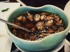 古越陈酿煮花螺-杭州西子湖四季酒店·金沙厅