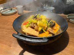 一个锅巴和时蔬-薇酌饮·陕西菜(南门外店)