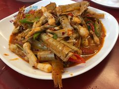 -班赞海鲜市场胖阿姨加工点