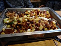 双拼口味宫保鸡丁烤鱼-锦尚阁烤鱼•天津菜(宣武门胡同店)