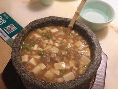 石锅鸡汤豆腐-绿茶餐厅(西单老佛爷店)