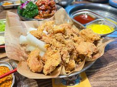 -明洞阿姨·韩式酱蟹烤肉·创意料理(三元桥店)