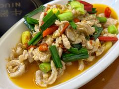 宫爆板筋-味香苑家常菜