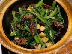豆豉鲮鱼炒香格里拉莴笋尖-四季民福烤鸭店(前门大栅栏店)