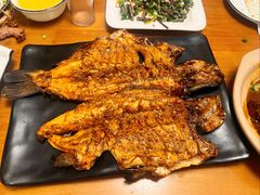 碳烤虹鳟鱼-钰田大院•怀柔本土菜(雁栖湖店)