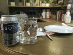 店家赠的苏打水-HIGH FIVE哈福手工汉堡(桂林路店)