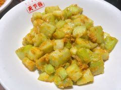 丝瓜炒盐蛋黄-天下客饭店(中山路店)