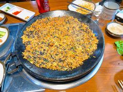 铁板炒饭-红辣椒八爪鱼特色韩国料理