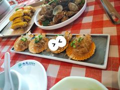 蒜蓉粉丝蒸扇贝-琼大师东方烤乳猪(亚特兰蒂斯店)
