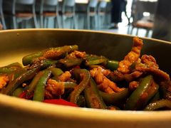 豆角丝炒肉拌转百刀-日上三甘(三里屯店)